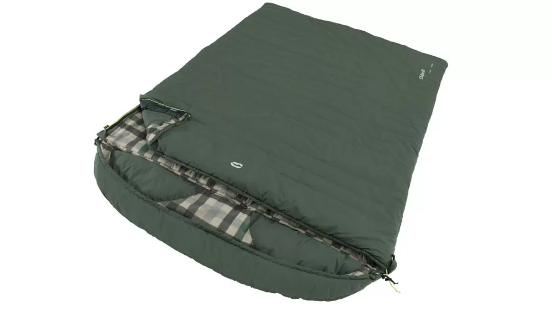 Dobbeltsoveposer | Tre Til Fire Sæsoners Soveposer-Outwell Camper Lux Double ForestGreen