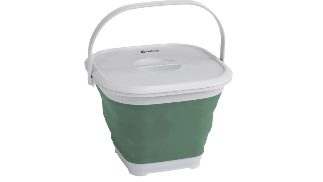 Collaps Opbevaring-Outwell Collaps Bucket Square med låg Shadow Green ShadowGreen