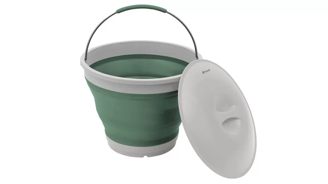 Collaps Opbevaring-Outwell Collaps Spand rund med låg Shadow Green ShadowGreen