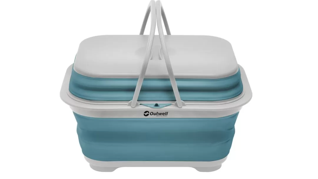 Collaps Opbevaring-Outwell Collaps Vaskebalje med håndtag og låg Classic Blue ClassicBlue
