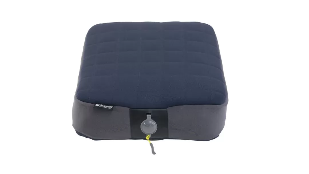 Komforttilbehør-Outwell Memory Air Pillow Deluxe Blue&Grey